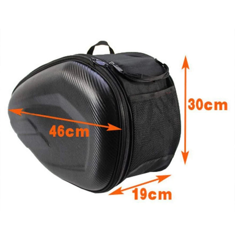 Waterproof Motorcycle Helmet Travel Bag Racing Moto Storage Case with Rain Cover Pair
