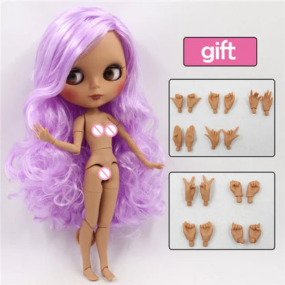 ICY DBS Blythe Doll 1/6 BJD Joint Body 30cm DIY Anime Girl Toy Random Eyes Gift
