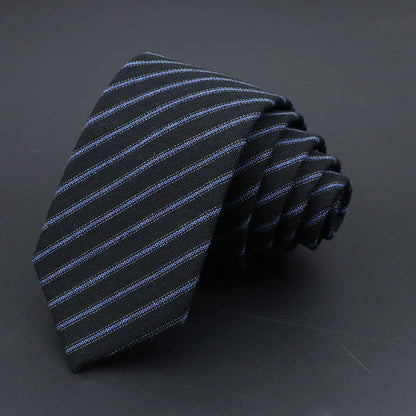 Men Necktie Wool Slim Brown Handmade Casual Ties Accessories