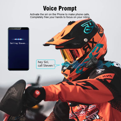 Freedconn R1Plus Bluetooth Motorcycle Helmet Intercom Headset with WiFi App and Dash Cam