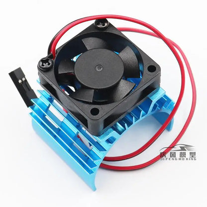 Cooling Fan For RC Car 1:10 Heatsink 540 550 3650 Motor Parts Aluminum