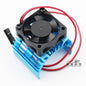 Cooling Fan For RC Car 1:10 Heatsink 540 550 3650 Motor Parts Aluminum