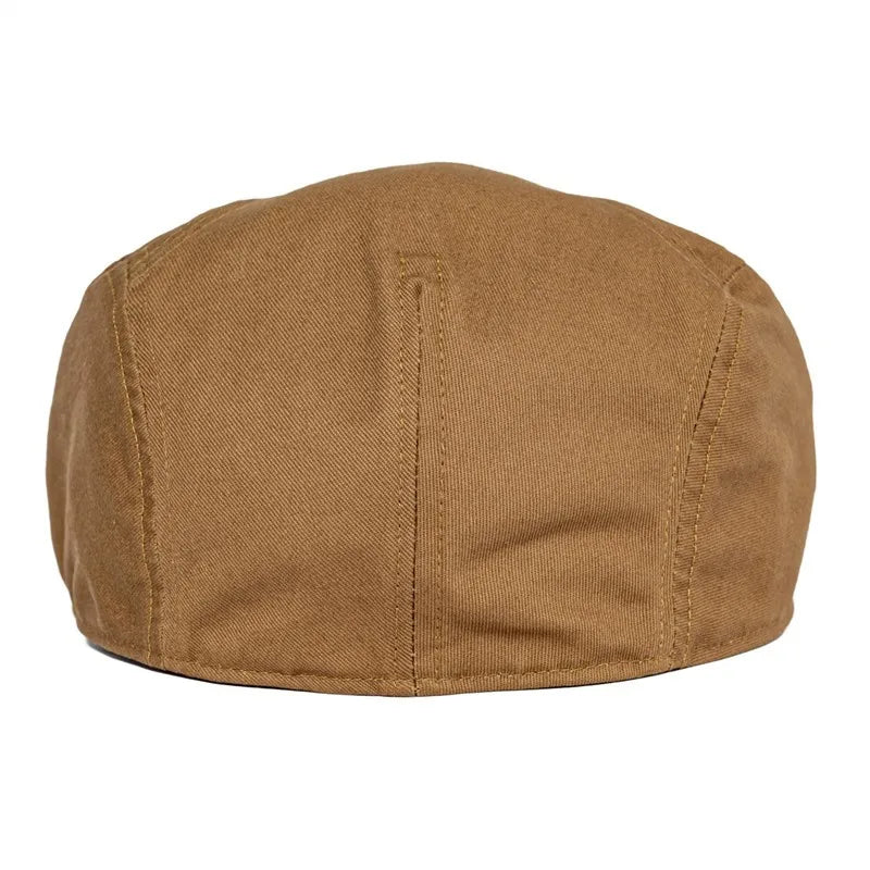 Men's Flat Cap Gatsby Newsboy Hat Retro Driving Casual Beret Washed