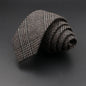 Mens Tie 6cm Slim Solid Classic Necktie for Wedding Party Casual