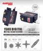 High Speed Metal Gear RC Servo for 1/10 Car (15-30kg Torque Options)