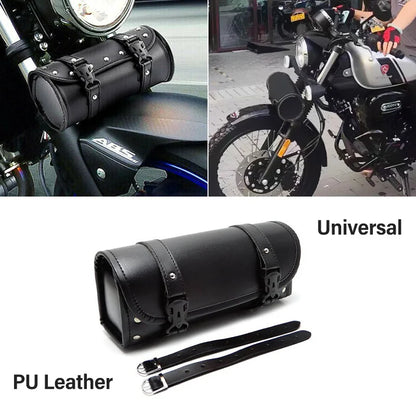 Motorcycle PU Leather Saddlebag Tool Bag for Harley Sportster XL 883 1200
