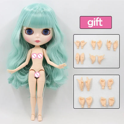 ICY DBS Blythe Doll 1/6 BJD Joint Body 30cm DIY Anime Girl Toy Random Eyes Gift