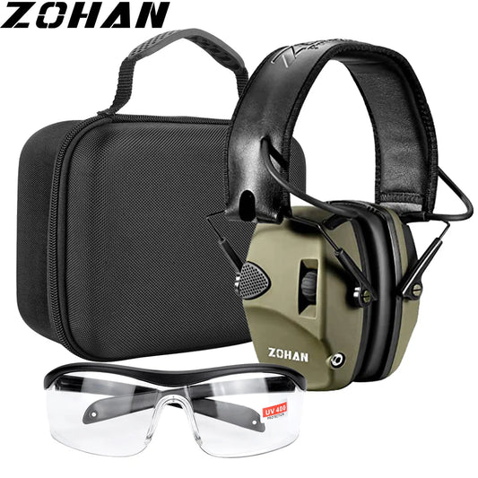 ZOHAN Earmuffs Active Headphones for Shooting Electronic Hearing protection Ear protect Noise Reduction active hunting headphone-EXPROTAS