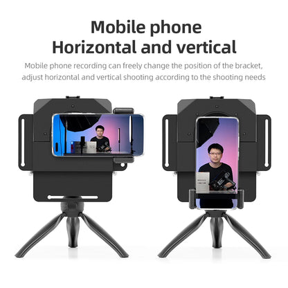 Ambitful Teleprompter Kit | DSLR Phone Script Prompter with Remote Control