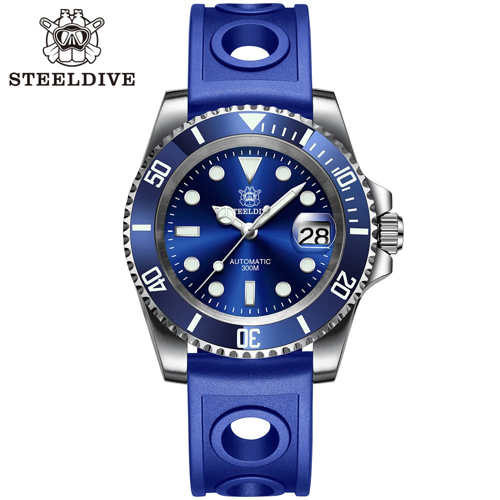 Steeldive SD1953 41mm NH35 Dive Watch 30ATM Ceramic Bezel Automatic Men