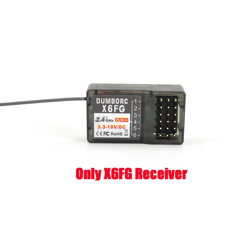 Dumborc RC Remote 2.4G Transmitter & Receiver X6FG Gyro Controller Parts