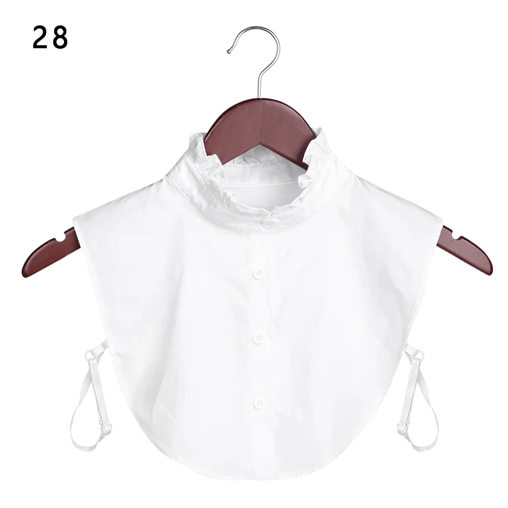 Lace Fake Collar Detachable Women Blouse Lapel Shirt Clothes Accessories
