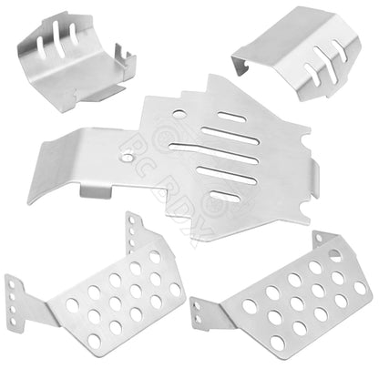 1/10 RC Crawler Stainless Steel Chassis Skid Plate for Traxxas TRX-4 - EXPROTAS
