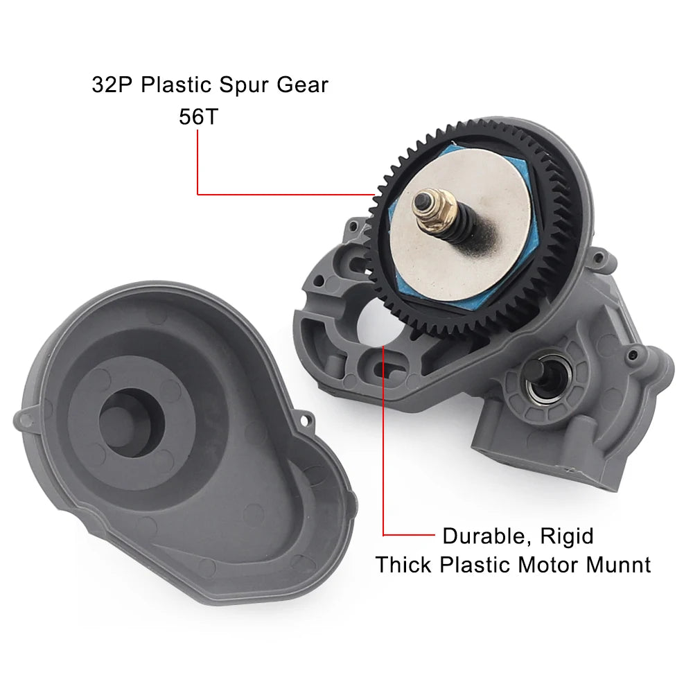FIMONDA 32P Gearbox Pinion Transmission Gear Set 1/10 RC Crawler SCX10