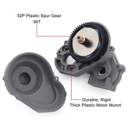 FIMONDA 32P Gearbox Pinion Transmission Gear Set 1/10 RC Crawler SCX10