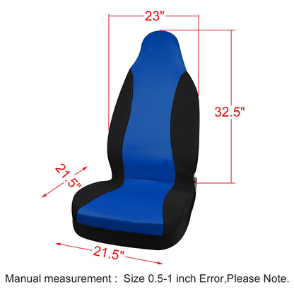 X Autohaux Universal Car Seat Covers 5 Colors Bucket SUV Truck Auto