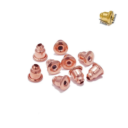 200-2000Pcs Rubber Ear Plug Stoppers Soft Silicone Earring Findings DIY
