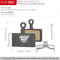 Semi-Metal Bicycle Brake Pads for Shimano SRAM Avid Hayes Magura by JSHOUBIKE