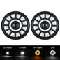 7in LED Headlight DRL for Jeep Wrangler TJ/JK, Land Rover Defender, Hummer H1/H2 - EXPROTAS