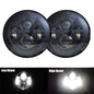7in LED Headlight DRL for Jeep Wrangler TJ/JK, Land Rover Defender, Hummer H1/H2 - EXPROTAS
