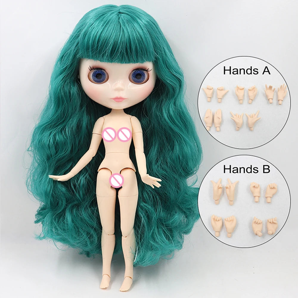 ICY DBS Blythe Doll 1/6 BJD Joint Body 30cm White Skin Random Eyes Anime Gift