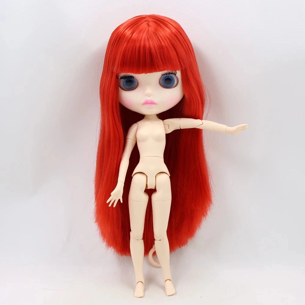 ICY DBS Blythe Doll 1/6 BJD Joint Body White Skin 30cm Custom Random Eyes
