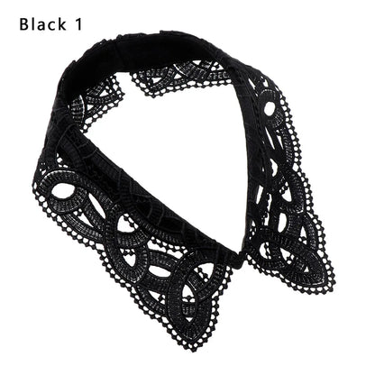 Lace Fake Collar Detachable Women Blouse Lapel Shirt Clothes Accessories