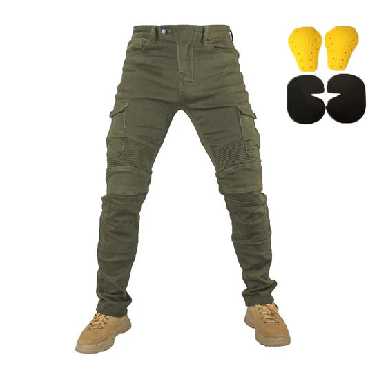 Motorcycle Jeans Pantalones Motocicleta Hombre Featherbed Jeans Standard Version Car Ride Trousers Pant Summer Riding-EXPROTAS