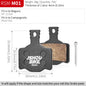 Semi-Metal Bicycle Brake Pads for Shimano SRAM Avid Hayes Magura by JSHOUBIKE