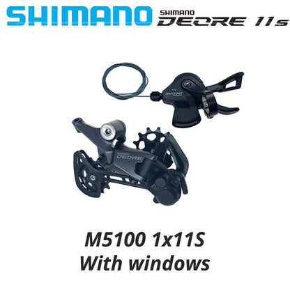 Shimano Deore M5100 1x11 Shifter SL-M5100-R + RD-M5100 SGS Rear Derailleur - EXPROTAS