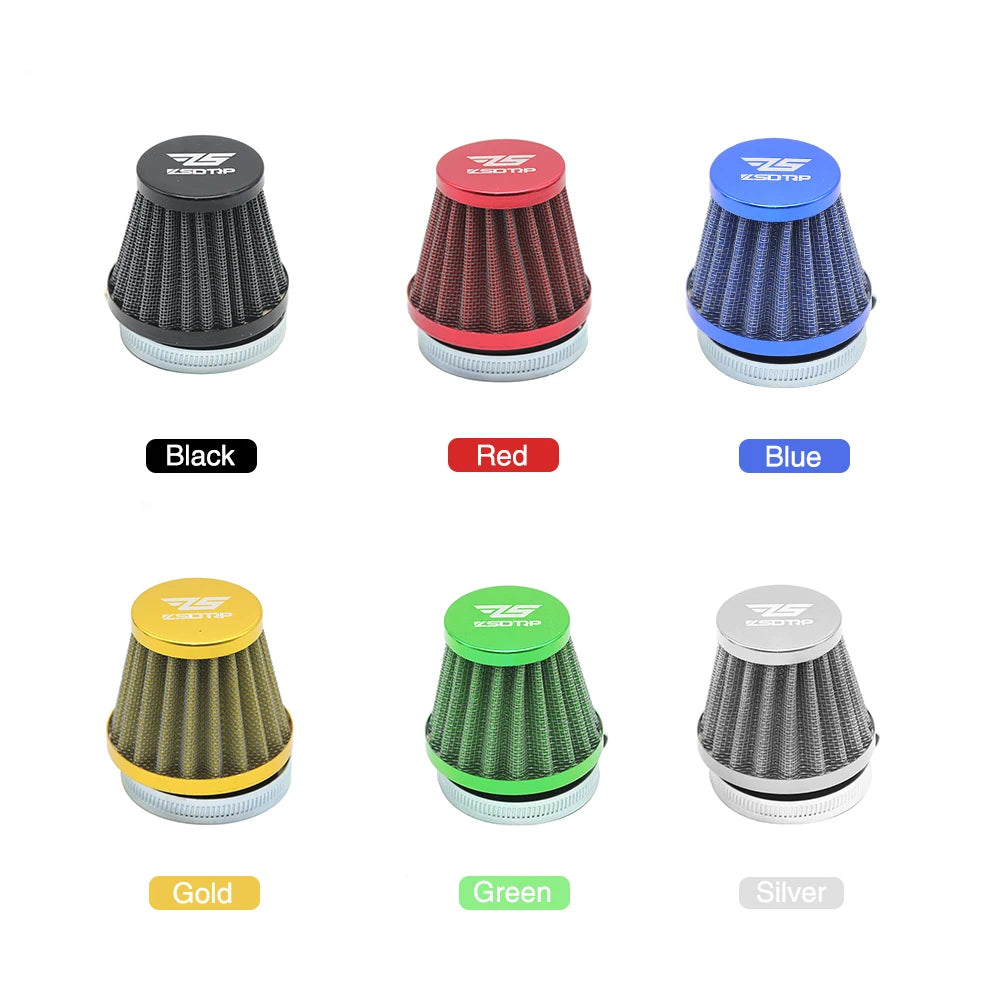 Clamp-on Air Filter for Motorcycle 35mm 38mm 42mm 45mm 50mm 55mm 58mm