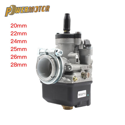 Dellorto PHBL 20-28mm Carburetor 2T/4T Motorcycle Scooter Enduro Racing Tuning