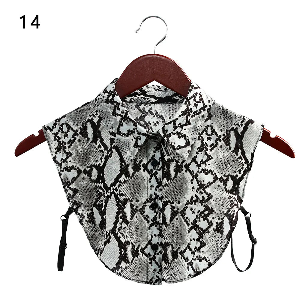 Lace Fake Collar Detachable Women Blouse Lapel Shirt Clothes Accessories