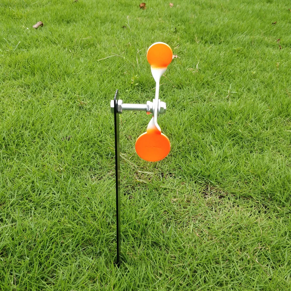 Portable Steel Spinner Shooting Target 3mm Thick Plinking Practice