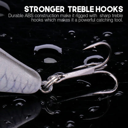 6cm 12g Fishing Lure Crankbait Wobbler for Pike Bass Minnow Bait