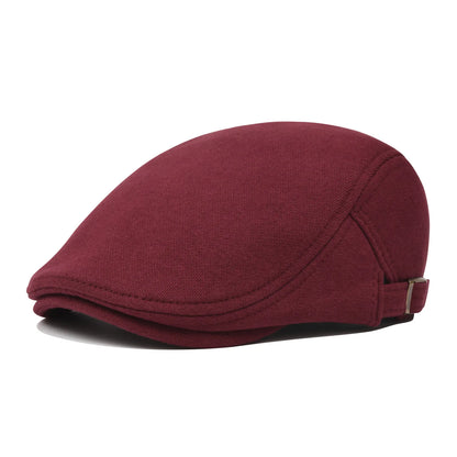 Men's Gatsby Driving Cap Cotton Ivy Newsboy Hat Adjustable Beret