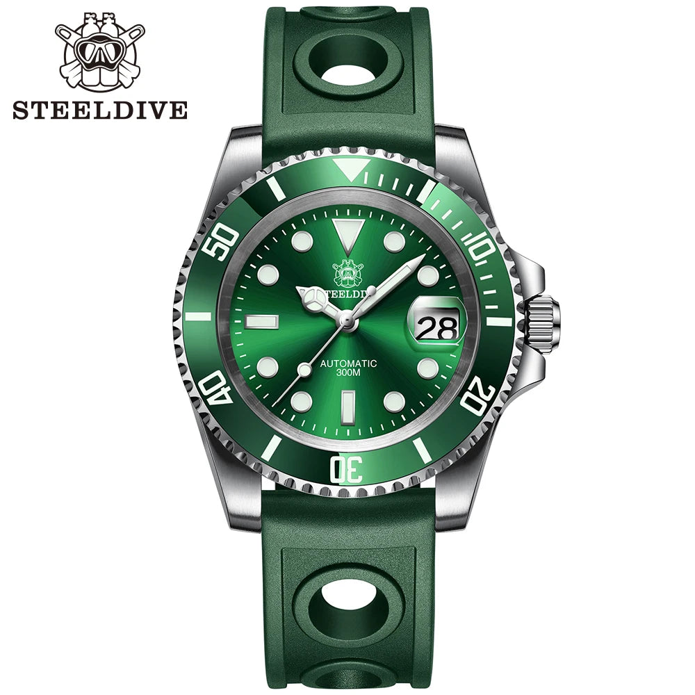 Steeldive SD1953 41mm NH35 Dive Watch 30ATM Ceramic Bezel Automatic Men
