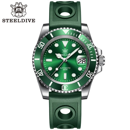 Steeldive SD1953 41mm NH35 Dive Watch 30ATM Ceramic Bezel Automatic Men