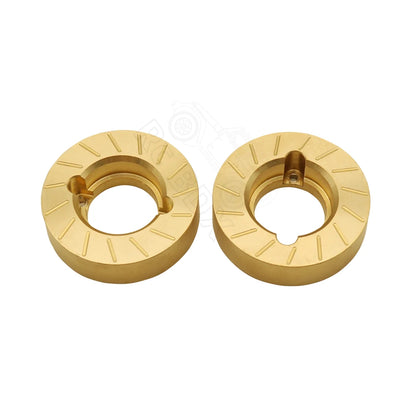 1/10 Axial SCX10 II AR44 Brass Steering Knuckle Counterweights - EXPROTAS