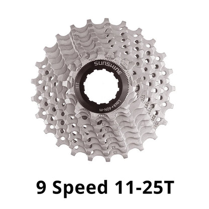 SUNSHINE 9-Speed MTB Cassette 11-25T to 11-50T Shimano/SRAM Compatible