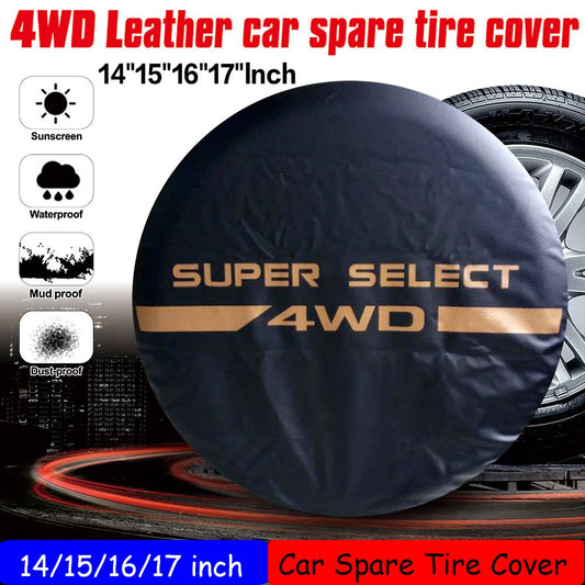 14 15 16 17Inch 4WD Waterproof Dustproof PVC Leather Spare Wheel Tire Cover Case Protector For Mitsubishi Pajero for Car Styings-EXPROTAS