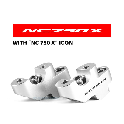 For Honda NC 750 X NC750X 2016 - 2021 CB500X CB500F CB300F Motorcycle Accessories Riser Lifting Handlebar Clamp Handlebar Riser-EXPROTAS