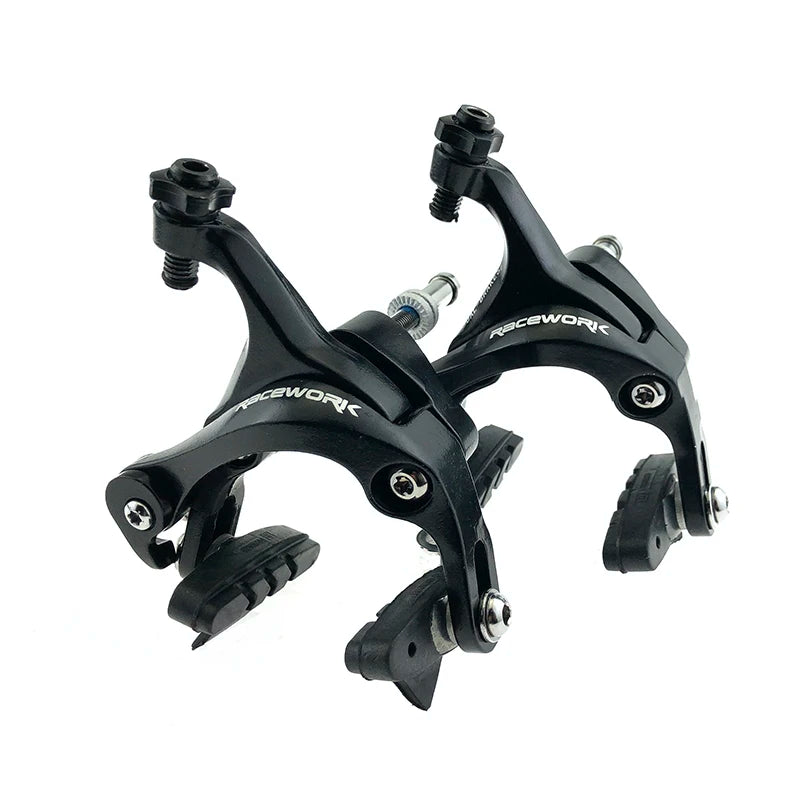 Road Bike Dual Pivot Calipers Aluminum Side Pull Brake Front Rear