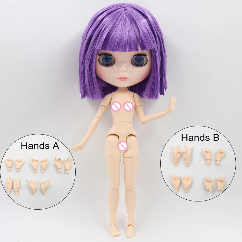 ICY DBS Blythe Doll 1/6 BJD Joint Body 30cm White Skin Random Eyes Anime Gift