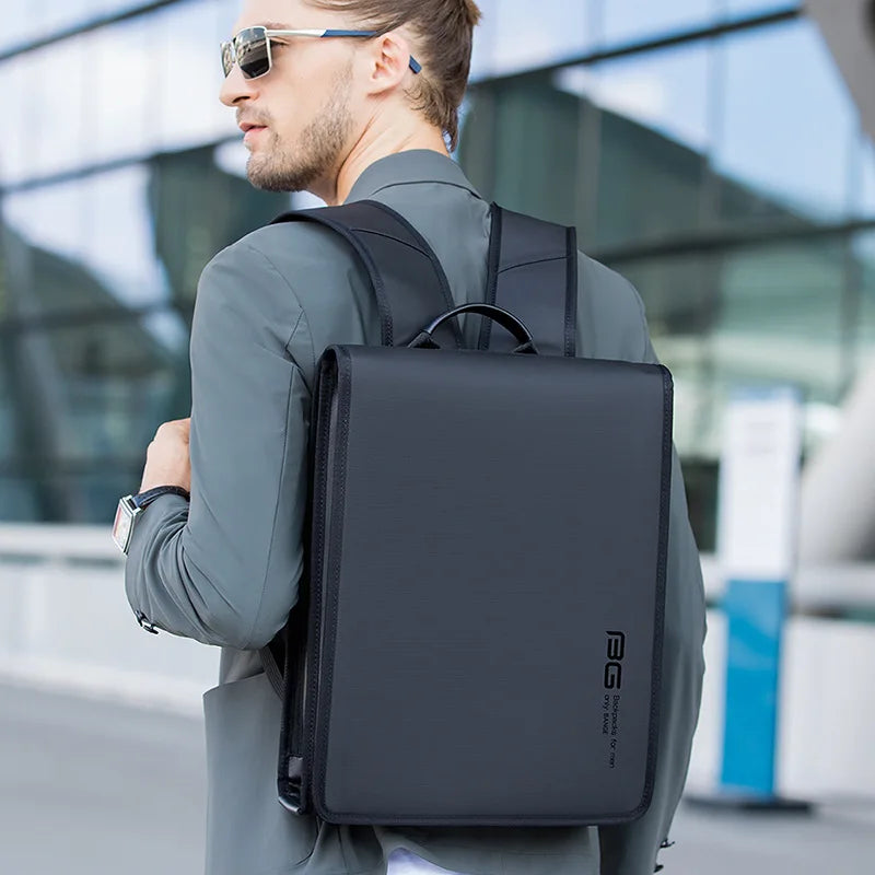 BANGE New Business Backpack Men's Anti-Theft Computer Bag Big Capacity 14.1 Inch Laptop Bagpack Men Elegant Waterproof-EXPROTAS