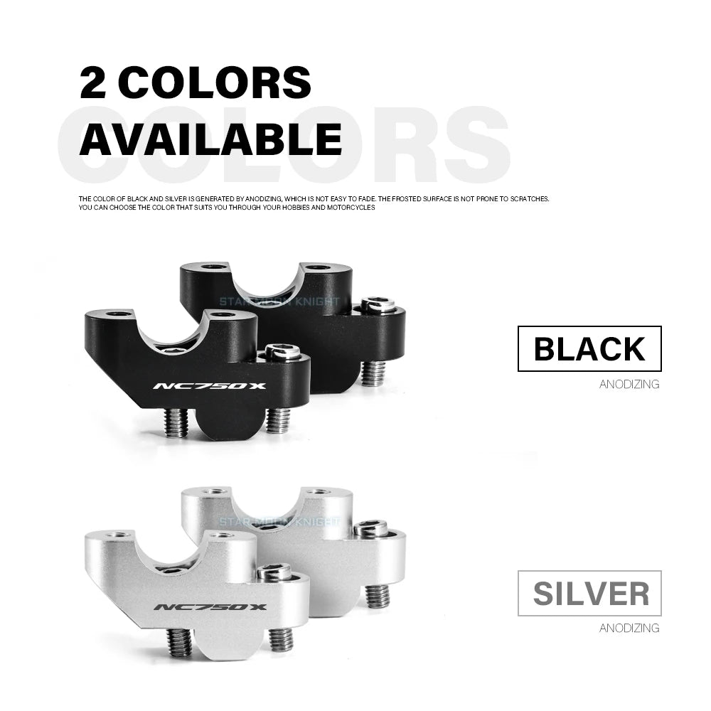 For Honda NC 750 X NC750X 2016 - 2021 CB500X CB500F CB300F Motorcycle Accessories Riser Lifting Handlebar Clamp Handlebar Riser-EXPROTAS