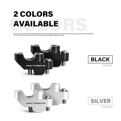 For Honda NC 750 X NC750X 2016 - 2021 CB500X CB500F CB300F Motorcycle Accessories Riser Lifting Handlebar Clamp Handlebar Riser-EXPROTAS