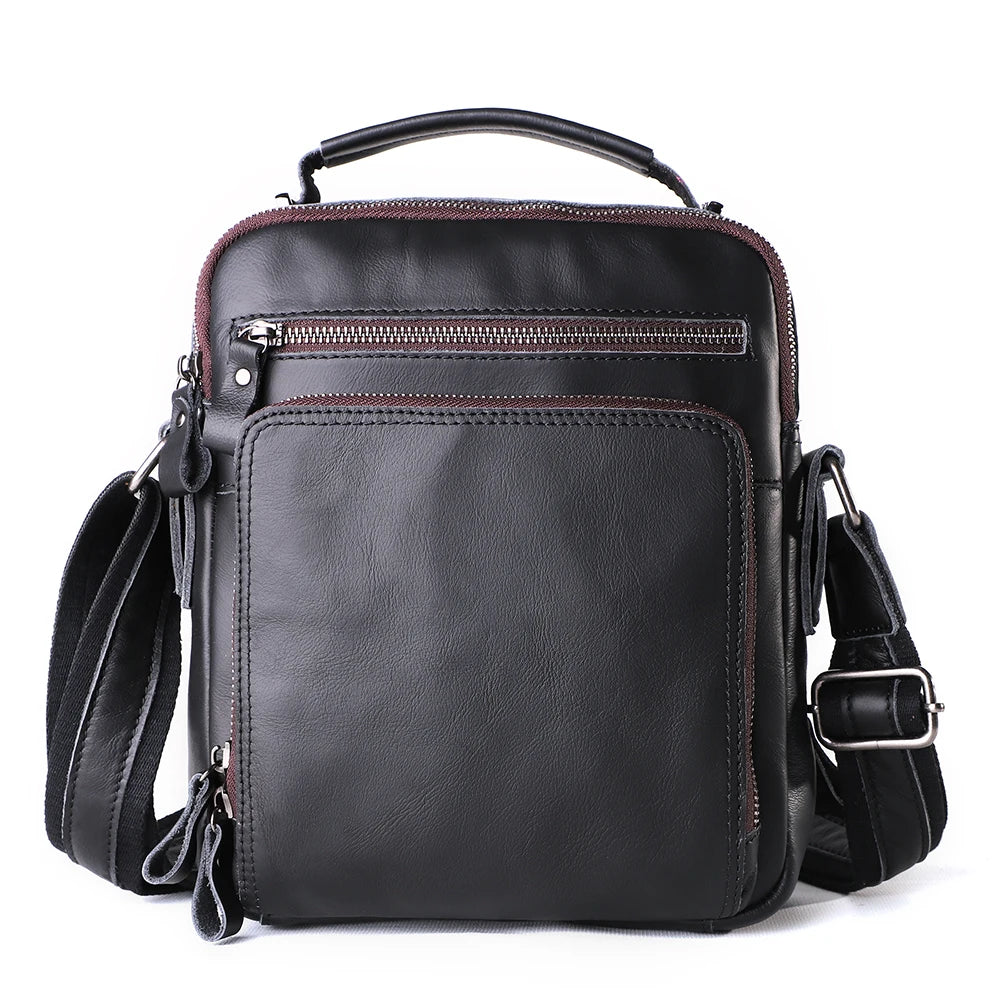 JOYIR Men’s Genuine Leather Vintage Shoulder Crossbody Messenger Bag