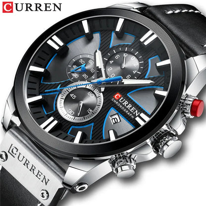 New CURREN Men Watches Fashion Quartz Wrist Watches Men's Military Waterproof Sports Watch Male Date Clock Relogio Masculino-EXPROTAS