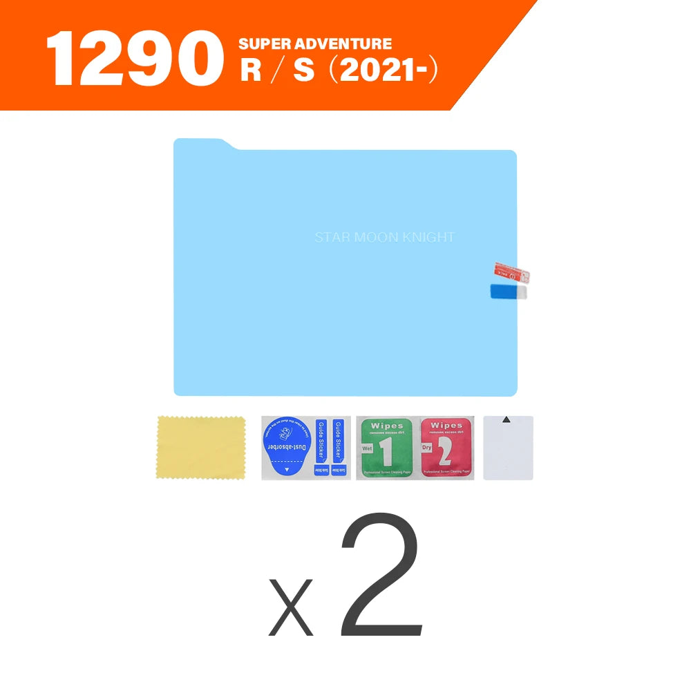 Instrument Screen Protector Film for KTM 1290 Super Adventure S R 2021-2022